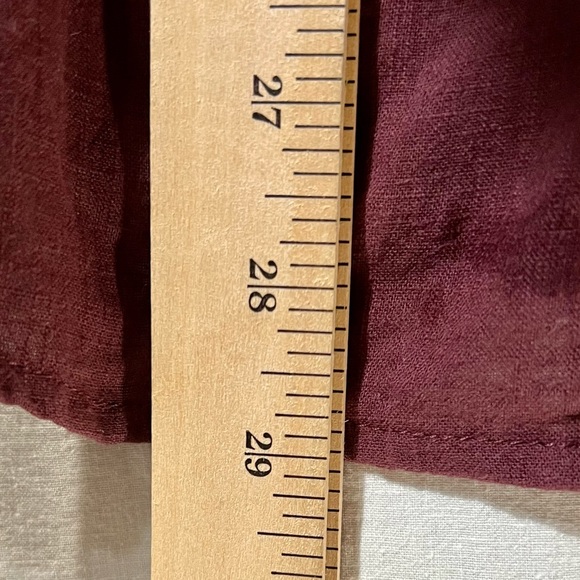FAVLUX Cotton Maroon High Low RollUp Sleeves - Picture 7 of 9